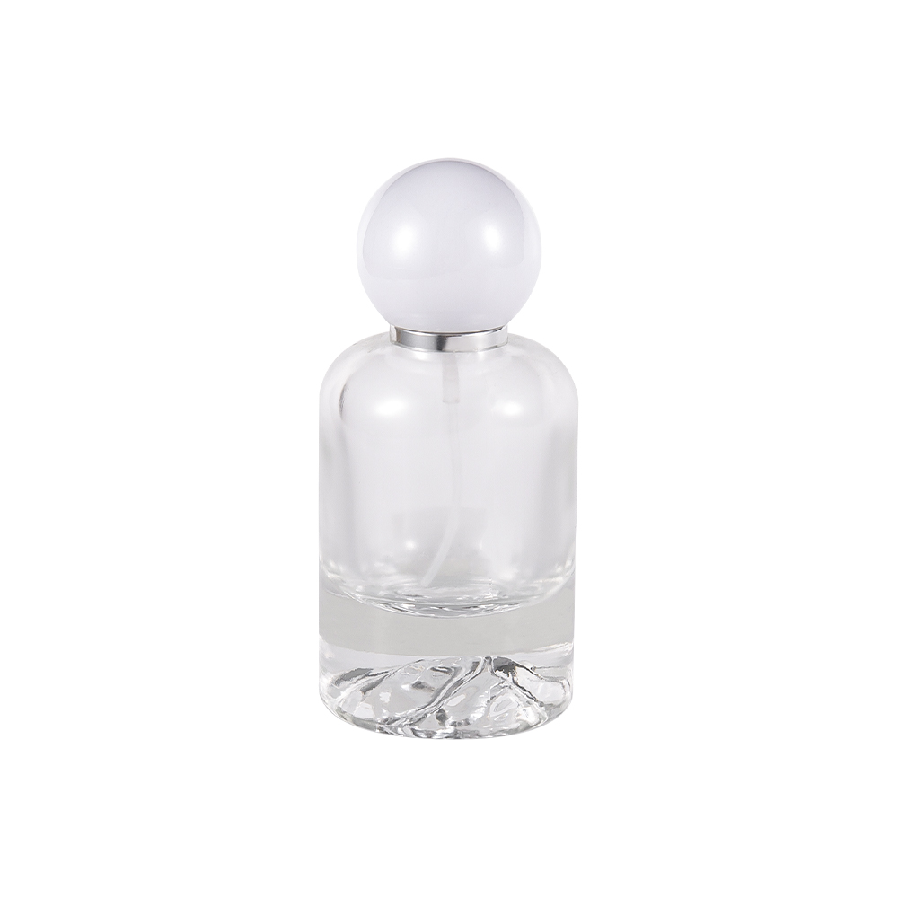 GC5300-WJ2538 50 Flacon de parfum en verre silex de 100ML avec fond de montagne et bouchon en plastique sphérique
