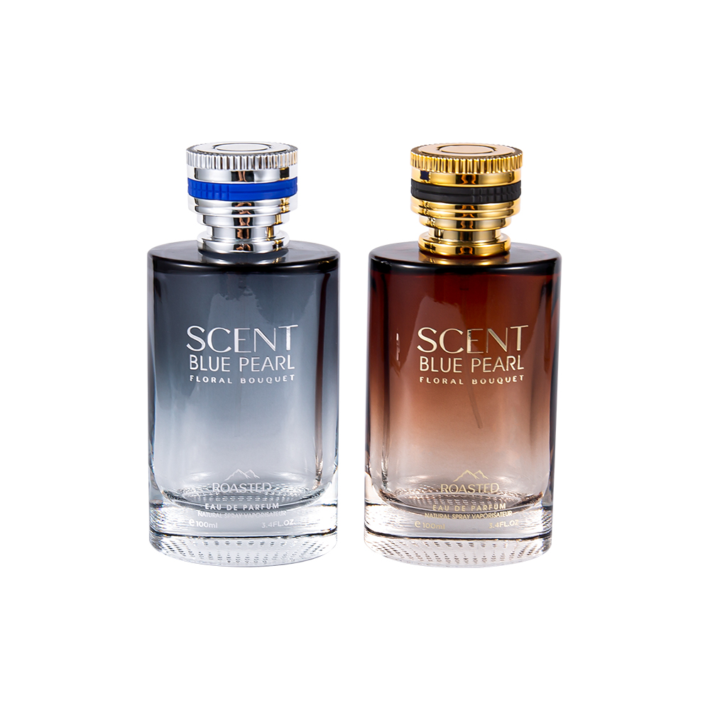 Bouteille de parfum en verre de relief par KY1109-WJ2098 100ML avec le chapeau de parfum de Pcta