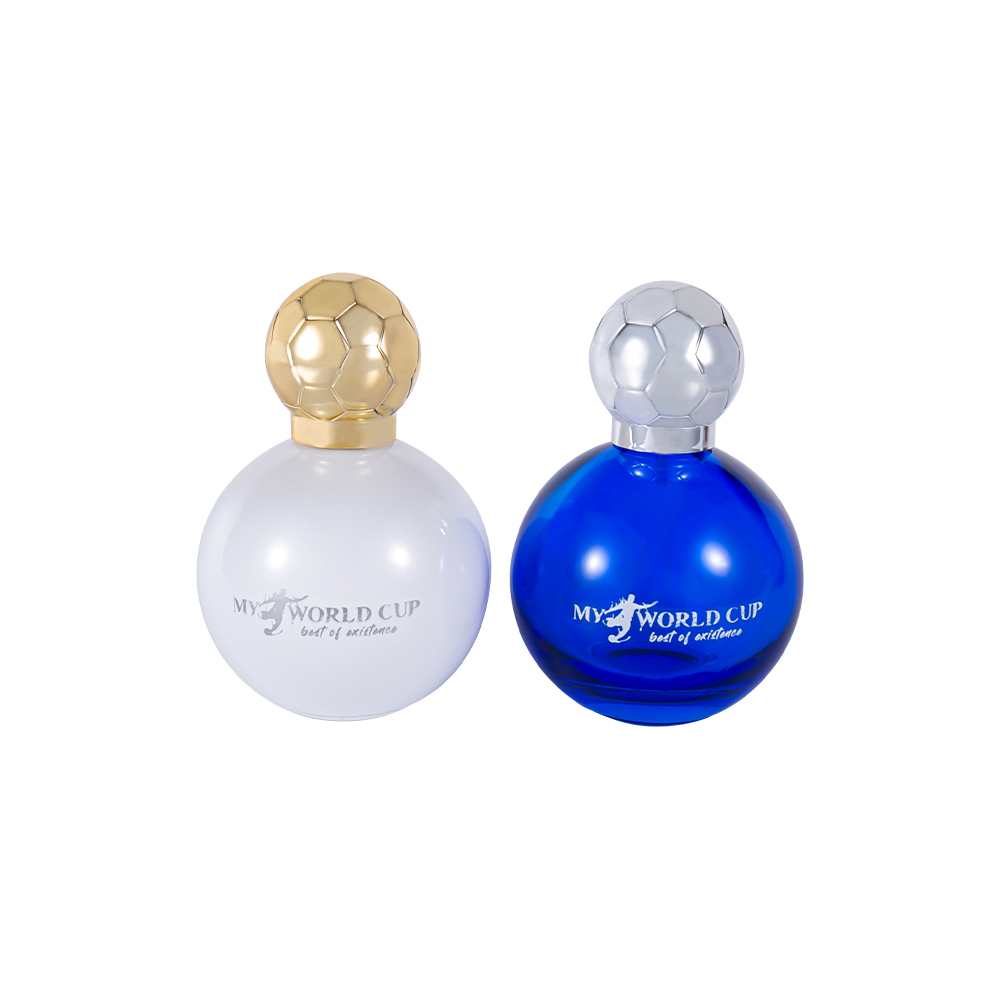Bouteille de parfum en verre de football de KY337-WJ2530 50ML avec le chapeau de football