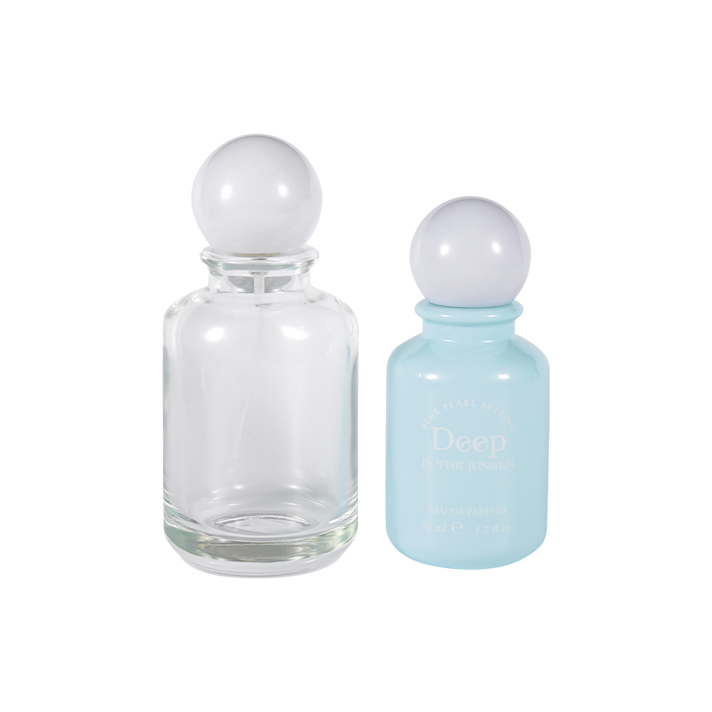 Bouteille de parfum de couleur macaron GC4818-WJ2537 50ML avec capuchon de parfum sphérique