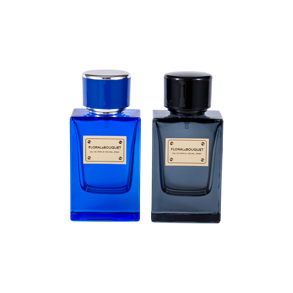 GC4686-WJ2098 Ensemble de flacons de parfum de haute qualité 50ML avec couvercle, spray à haut rendement