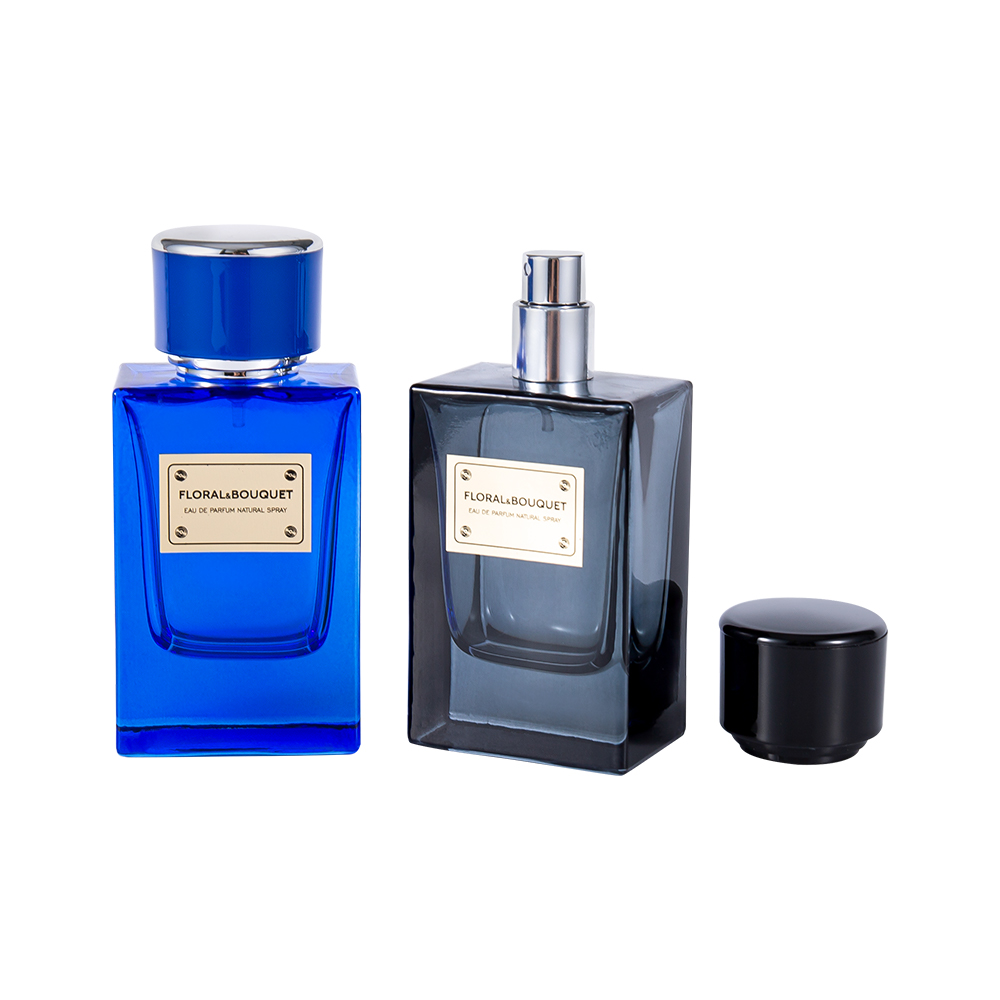 GC4686-WJ2098 Ensemble de flacons de parfum de haute qualité 50ML avec couvercle, spray à haut rendement