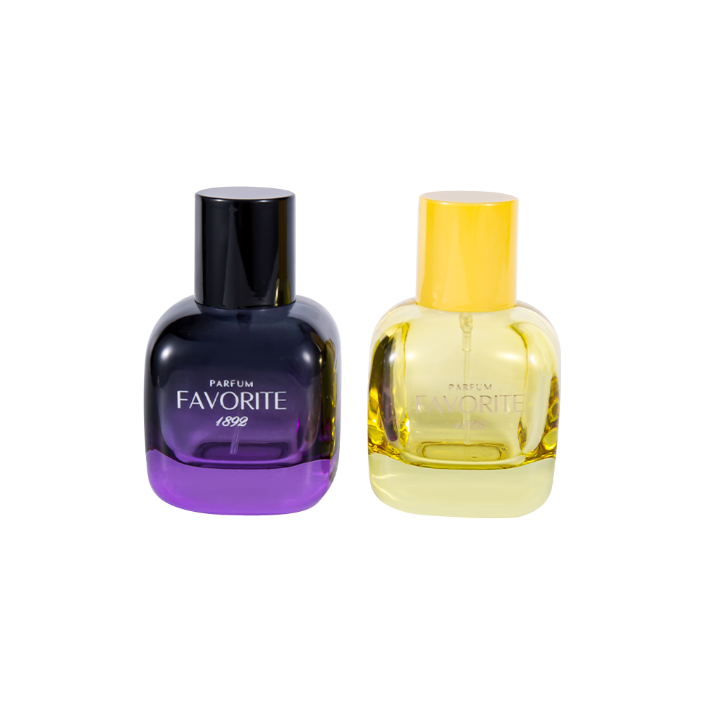 GC4869-WJ2531 Flacon de parfum décoratif en verre de 50 ml avec bouchon en PP, série multi-capacité