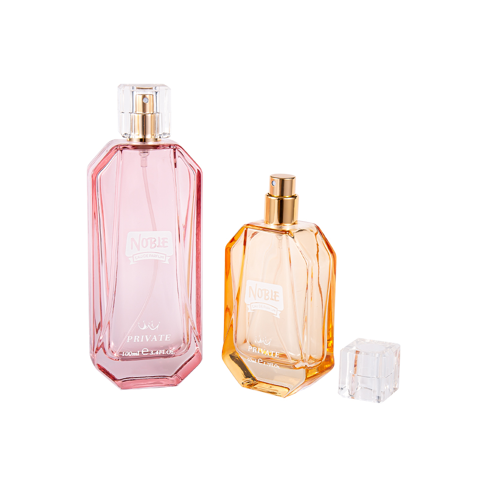 Bouteille de parfum en verre exquise de GC4681-WJ326 100ML avec échantillon gratuit de bouchon en résine K