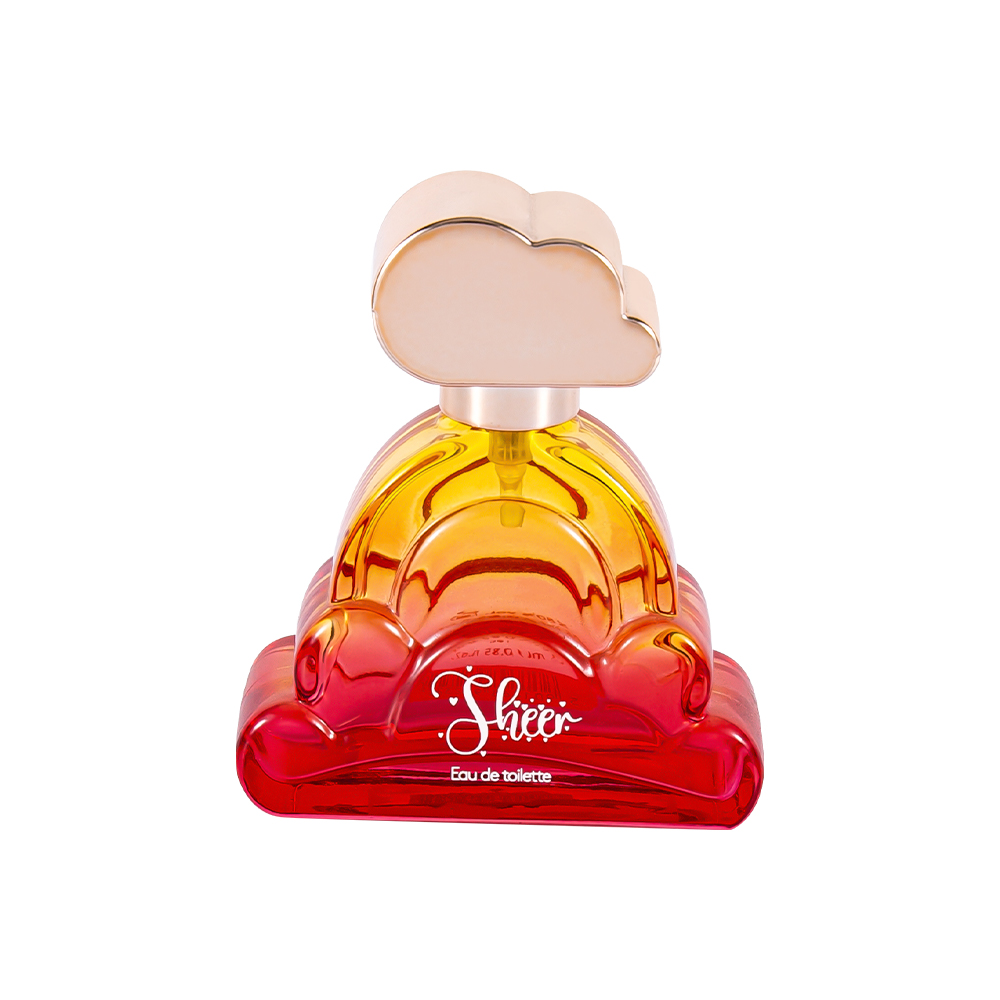 Bouteille de parfum mignonne de nuage de KY1536-WJ2415 30ML réglée avec l'aperçu gratuit unique de chapeau de parfum