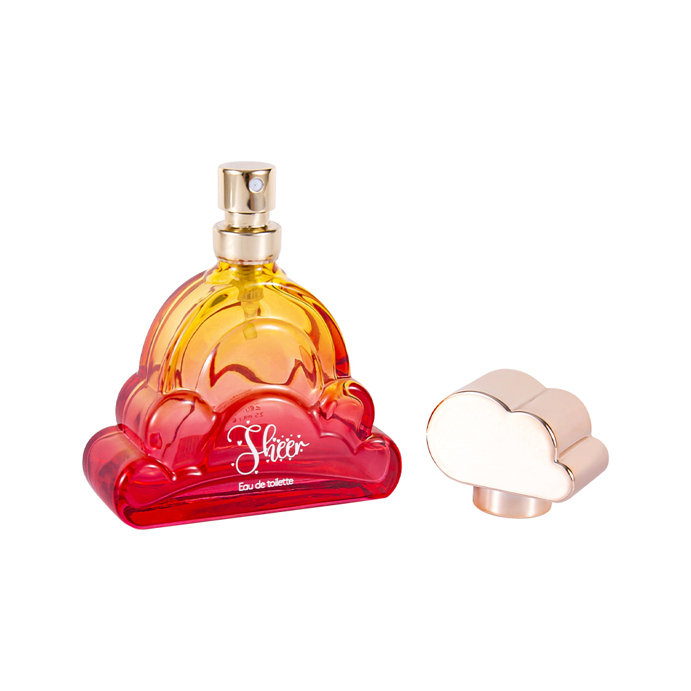 Bouteille de parfum mignonne de nuage de KY1536-WJ2415 30ML réglée avec l'aperçu gratuit unique de chapeau de parfum